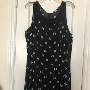 Black and white Bow dress